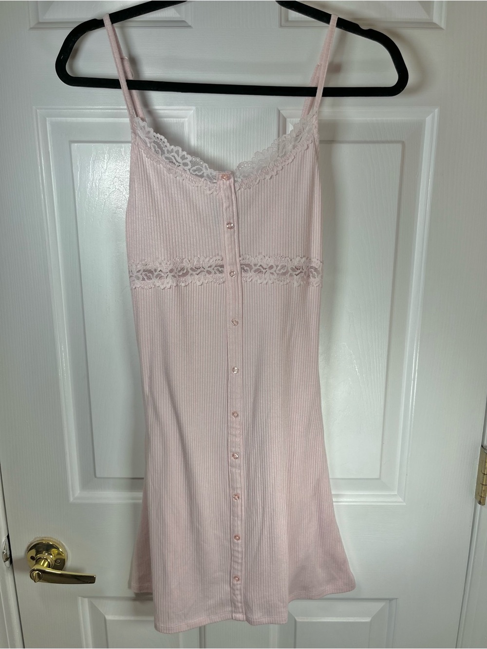Wild Fable Delicate Lace-Trim Button Front Slip Dress - Size Small 🌸✨